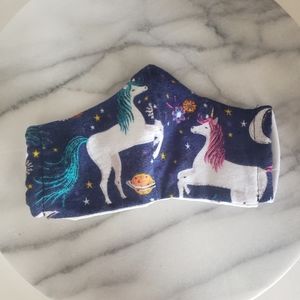 Unicorns in Space face mask